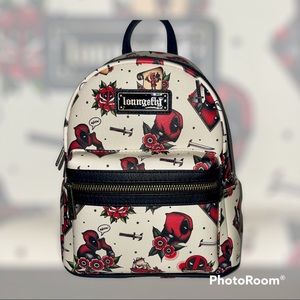 Loungefly Deadpool tattoo AOP